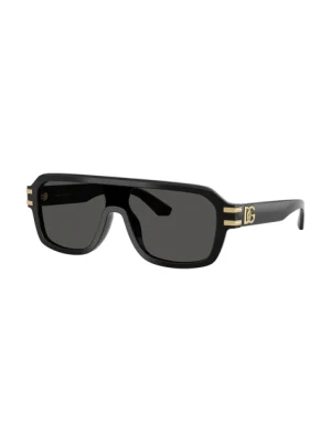 Dolce & Gabbana okulary przeciwsłoneczne męskie kolor czarny 0DG4507