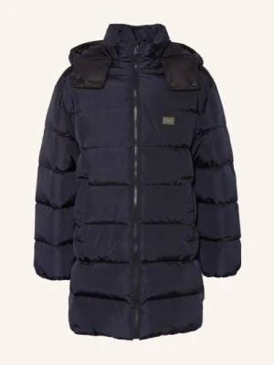 Dolce & Gabbana Płaszcz Puchowy blau