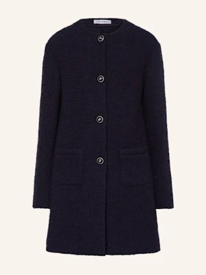 Dolce & Gabbana Płaszcz Wełniany Z Tkaniny Bouclé blau
