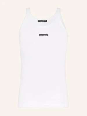 Dolce & Gabbana Podkoszulek Bez Rękawów weiss