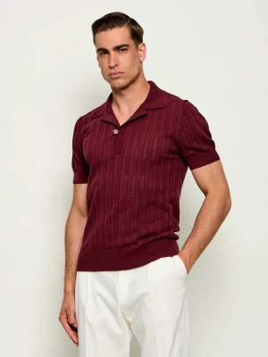 Dolce & Gabbana Polo | Slim Fit bordowy