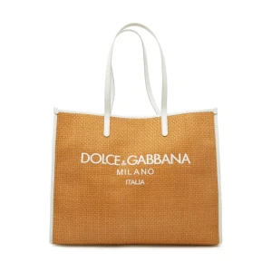 Dolce & Gabbana Shopperka | z dodatkiem skóry