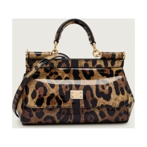 Dolce & Gabbana Skórzana torebka na ramię Sicily