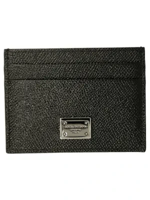 Dolce & Gabbana Skórzane etui na karty