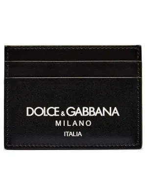 Dolce & Gabbana Skórzane etui na karty