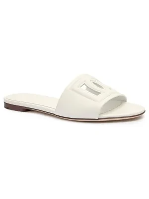 Dolce & Gabbana Skórzane klapki
