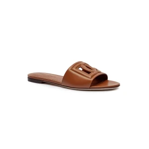 Dolce & Gabbana Skórzane klapki