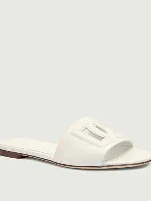 Dolce & Gabbana Skórzane klapki