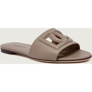 Dolce & Gabbana Skórzane klapki