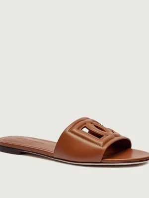 Dolce & Gabbana Skórzane klapki