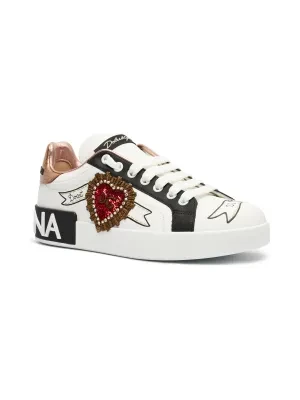 Dolce & Gabbana Skórzane sneakersy