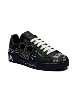 Zdjęcie produktu Dolce & Gabbana Skórzane sneakersy