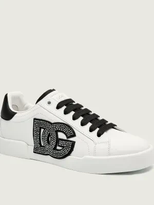 Dolce & Gabbana Skórzane sneakersy