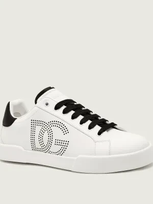 Dolce & Gabbana Skórzane sneakersy