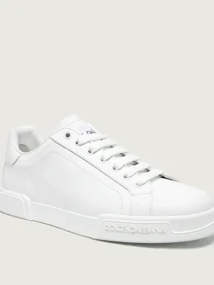 Dolce & Gabbana Skórzane sneakersy