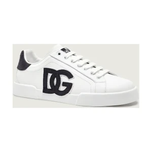 Dolce & Gabbana Skórzane sneakersy