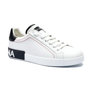 Dolce & Gabbana Skórzane sneakersy