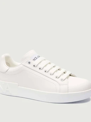 Dolce & Gabbana Skórzane sneakersy