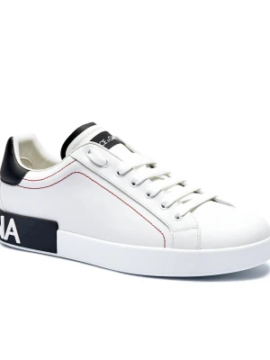 Dolce & Gabbana Skórzane sneakersy