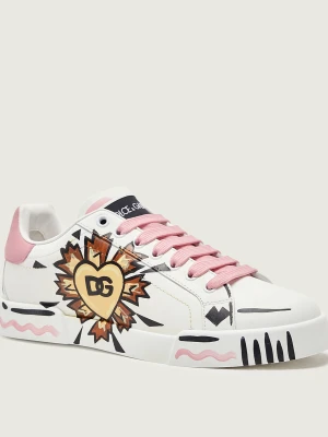 Dolce & Gabbana Skórzane sneakersy BASSA
