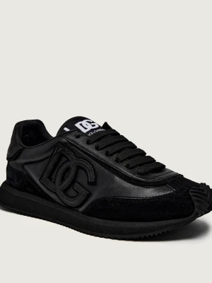 Dolce & Gabbana Skórzane sneakersy DG CUSHION | zamsz