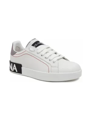 Dolce & Gabbana Skórzane sneakersy PORTOFINO