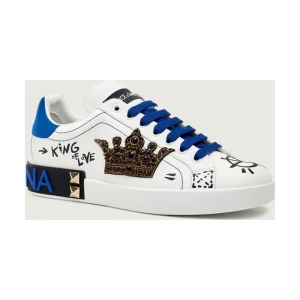 Dolce & Gabbana Skórzane sneakersy Portofino