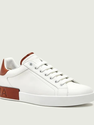 Dolce & Gabbana Skórzane sneakersy Portofino