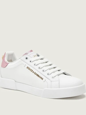 Dolce & Gabbana Skórzane sneakersy Portofino