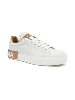 Dolce & Gabbana Skórzane trampki