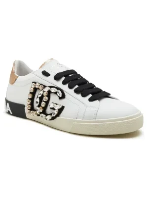 Dolce & Gabbana Skórzane trampki