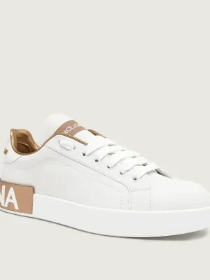 Dolce & Gabbana Skórzane trampki