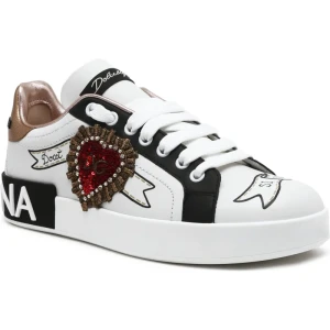 Dolce & Gabbana Skórzane trampki