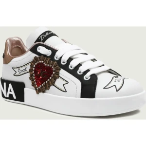 Dolce & Gabbana Skórzane trampki