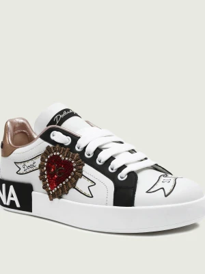 Dolce & Gabbana Skórzane trampki