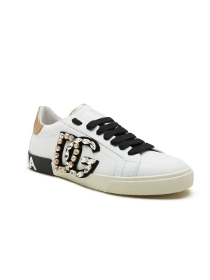 Dolce & Gabbana Skórzane trampki