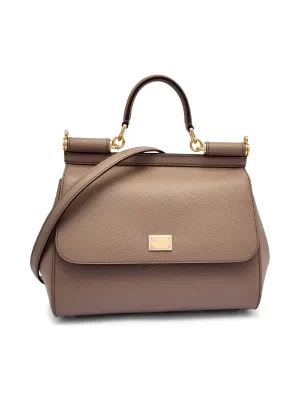 Dolce & Gabbana Skórzany kuferek Sicily
