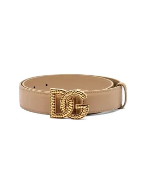 Dolce & Gabbana Skórzany pasek Plongé