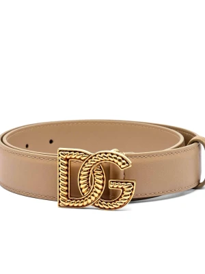 Dolce & Gabbana Skórzany pasek Plongé