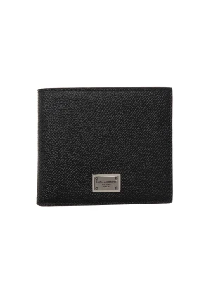 Dolce & Gabbana Skórzany portfel czarny