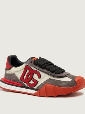 Dolce & Gabbana Sneakersy Bassa | zamsz