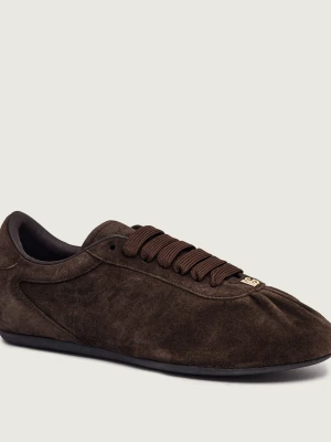 Dolce & Gabbana Sneakersy Bassa | zamsz brązowy
