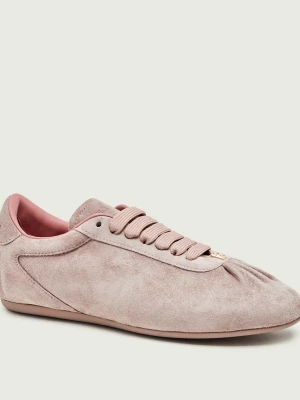 Dolce & Gabbana Sneakersy Bassa | zamsz pudrowy róż
