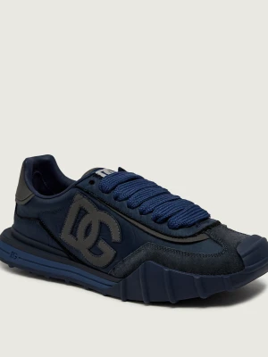 Dolce & Gabbana Sneakersy DG Athletic | zamsz granatowy
