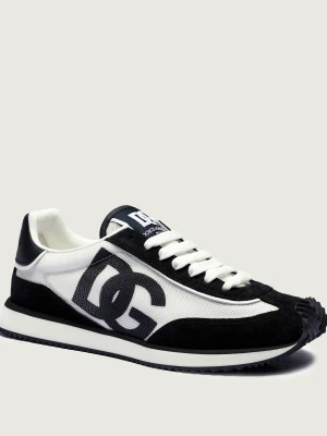 Dolce & Gabbana Sneakersy DG CUSHION | zamsz biały
