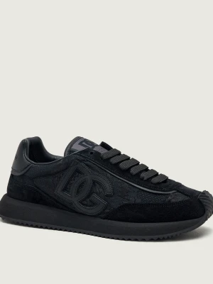 Dolce & Gabbana Sneakersy DG Cushion | zamsz czarny