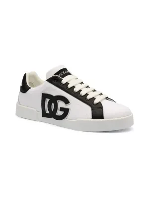 Dolce & Gabbana Sneakersy | z dodatkiem skóry