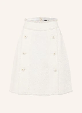 Dolce & Gabbana Spódnica Bouclé weiss