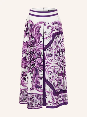 Dolce & Gabbana Spódnica Majolica lila