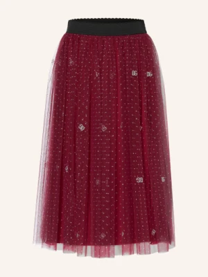 Dolce & Gabbana Spódnica Tiulowa rot